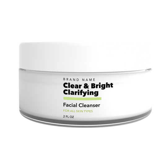 Clear & Bright Clarifying Facial Cleanser Private Label Skincare Start Your own skincare brand today