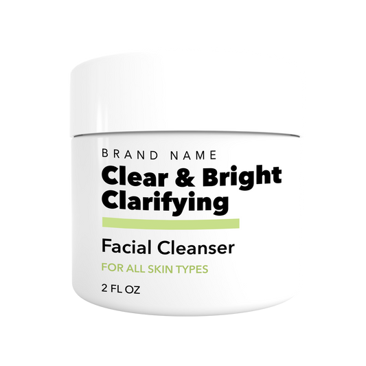 Clear & Bright Clarifying Facial Cleanser Private Label Skincare Start Your own skincare brand today