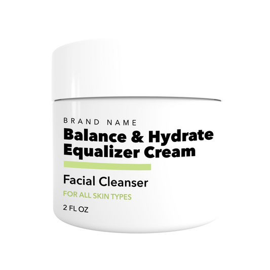 Balance & Hydrate Equalizer Cream Facial Cleanser Private Label White Label Skincare Start Your own Brand