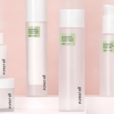 PET, glass and airless bottle, packaging option 26