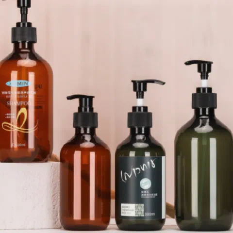 PET pump bottle, packaging option 68