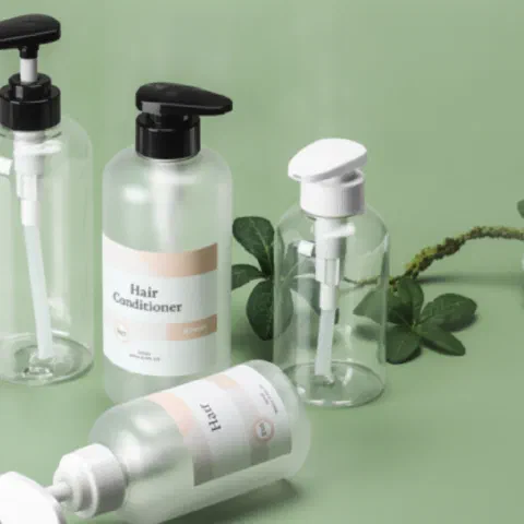 PET pump bottle, packaging option 71